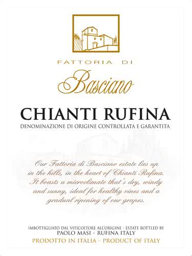 Fattoria di Basciano Chianti 2024